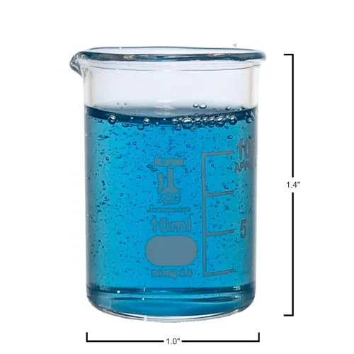 Vista 2 de Karter Científico SF-214T2 Rompe cristal de borosilicato, 50/100/250 ml, 3 tamaños (Pack de 3 unidades).