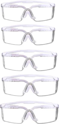 Vista 11 de Paquete de 3 gafas de seguridad, antivaho para los ojos, resistentes a los arañazos 3 piezas Negro