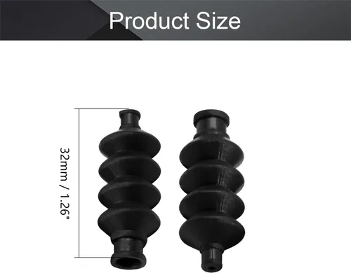 Vista 2 de Fielect 12pcs impermeable varilla de empuje sello de goma fuelle 1.260 in para barco RC
