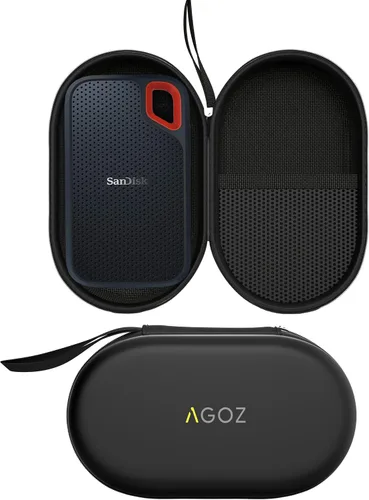 Vista 6 de Agoz Funda protectora rígida para SanDisk SDSSDE60-500G-G25 (morado)