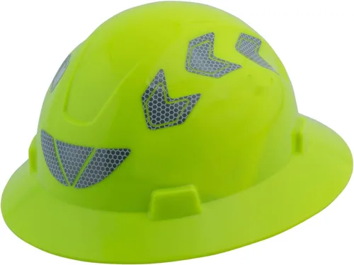 Vista 7 de Casco de ala completa para hombre, aprobado por ANSI, OSHA Cascos De Construccion Clase E, Casco de seguridad de ala completa para la construcción