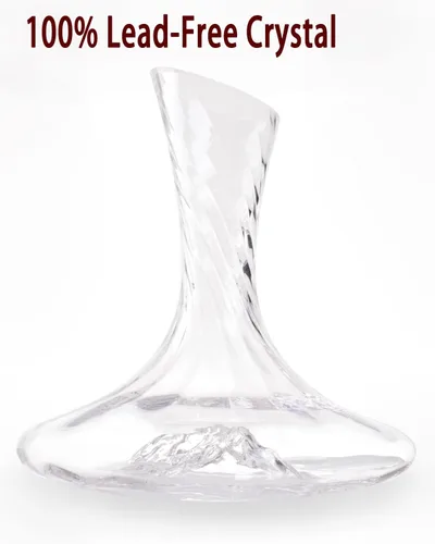 Vista 4 de Wine Decanter Hand-Blown Red Wine Carafe Decanter, Crystal Wine Decanter Wine Decanter with Stopper(750ML)