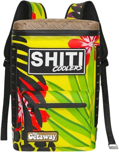 Vista 14 de SHITI Hieleras Enfriador para Camping, Viajes, Playa, Lonchera Suave para Alimentos, Bebidas y Hielo, Portátil, Impermeable, Bolsa Aislada de 24 El