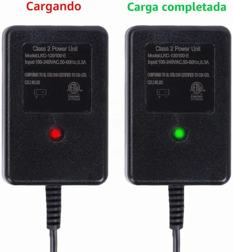 Vista 2 de Cargador de 6 V para niños, juguetes y autos, adaptador de enchufe cuadrado