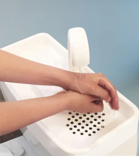 Vista 3 de Lavabo para Tanque de Inodoro para Tanques de 15.25" - 16.8" (Medido con la Tapa Quitada)