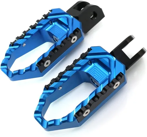 Vista 5 de MC MOTOPARTS Negro CNC 25mm Alargador de Riser Ajustable para Pedales de Pie Touring Delanteros Compatibles con NC 700 S/X 12-16 NC750X NC750S 16-19