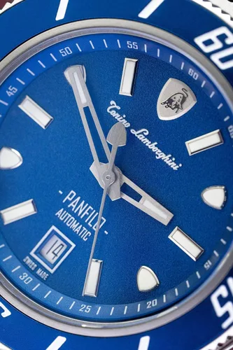 Vista 5 de Tonino Lamborghini Panfilo - Reloj automático azul TLF-T03-2