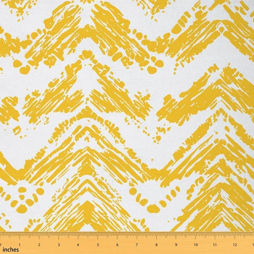 Vista 26 de Koi Fish - Tela de tapicería de The Yard, tela decorativa japonesa exótica Hokusai con olas del océano para tapicería y proyectos de bricolaje