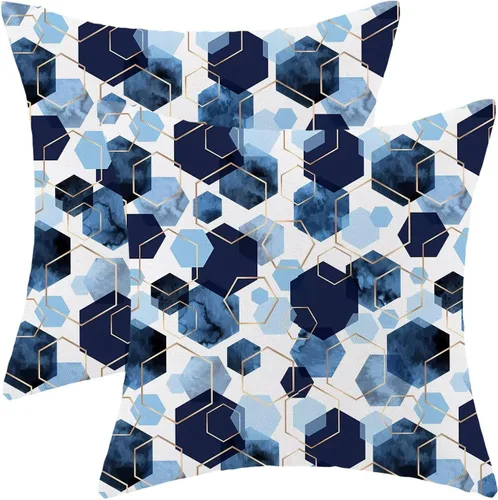 Vista 11 de AEIOAE Summer Sunshine - Juego de 2 fundas de almohada de 16 x 16 pulgadas, diseño de rayas amarillas, diseño bohemio, arco iris, sol