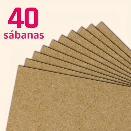 Vista 6 de Cartulina Kraft marrón pesada de 110 libras, cartulina gruesa y pesada, 40