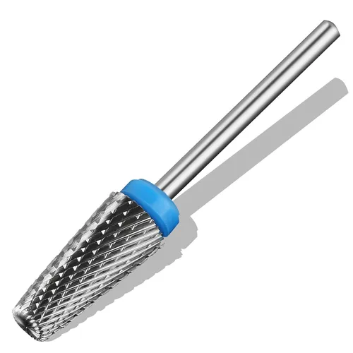 Vista 9 de Broca de carburo de tungsteno 5 en 1, broca de uñas electrónica de barril cónico para uñas de gel acrílico, eliminación de forma de uñas doble