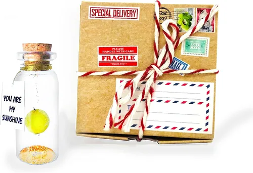 Vista 23 de Kseniya Revta Idea de regalo inspiradora con mensaje en una botella - Regalos elegantes para amigos y familia - Regalos únicos para novio y novia
