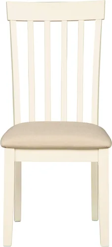 Vista 4 de Signature Design by Ashley Slannery - Silla de comedor, color blanco