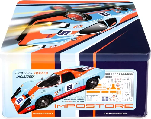 Vista 3 de MPC Gulf Racing Inpostore - Kit de modelo de lata de coleccionista, escala 1:25