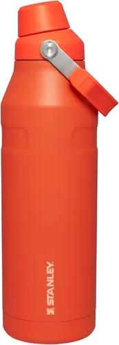 Vista 75 de STANLEY IceFlow Botella de agua de flujo rápido de 24 onzas Tapa con boquilla inclinada Ligera y a prueba de fugas para viajes y deportes Polar