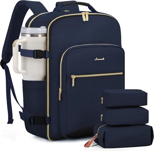 Vista 18 de LOVEVOOK Mochila de viaje para llevar a bordo, Mochilas de viaje