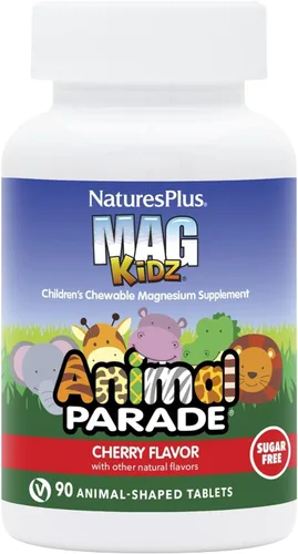 Vista 4 de Natures Plus - 90 Masticables Animal Parade MagKidz – Libre de azúcar, 1, 90