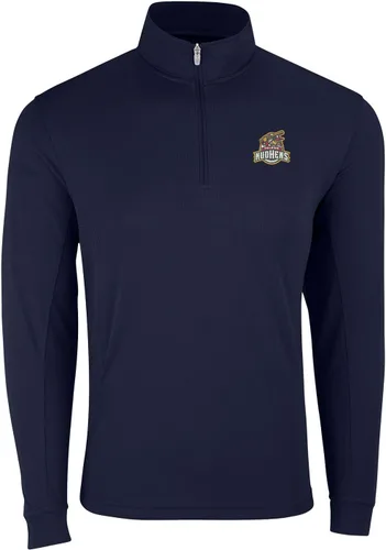 Vista 20 de Vantage Apparel Jersey con cremallera de un cuarto de béisbol de la liga menor