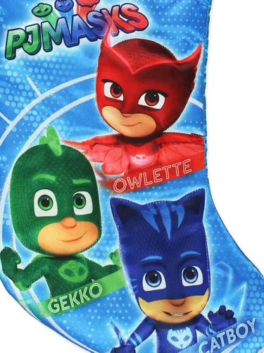 Vista 5 de EONE PJMasks - Calcetines de 17 pulgadas Owlette Gekko Catboy Saint Nick