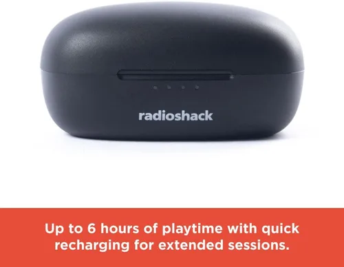 Vista 11 de RadioShack - Auriculares inalámbricos Bluetooth 5.2 ANC IPX5 con batería de 6 horas, color blanco