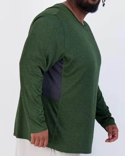 Vista 4 de Real Essentials Paquete de 3 Camiseta de manga larga y corta para hombre, tallas grandes y altas, para hombre (3XT-5XT)