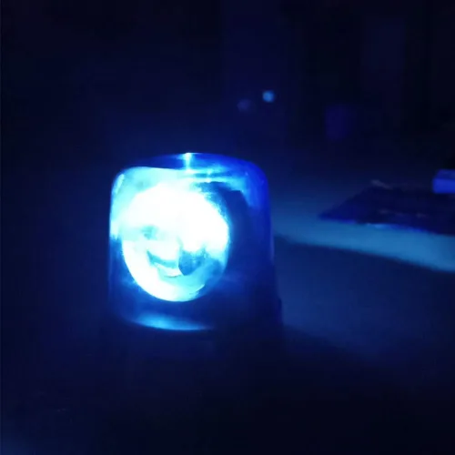 Vista 7 de Luz intermitente giratoria, 3 pulgadas, luz estroboscópica LED de 360 grados, luces intermitentes de DJ con batería para discoteca bailando, barra