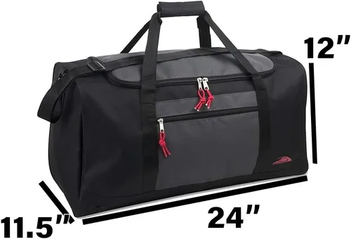 Vista 4 de Bolsas de lona ligeras para hombres y mujeres para viajar, el gimnasio y como bolsa de equipo deportivoorganizador