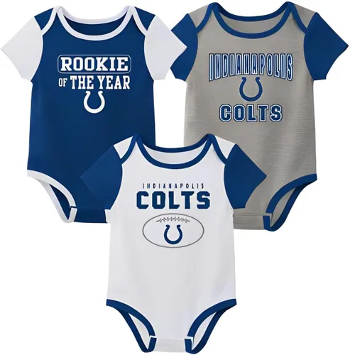 Vista 7 de Outerstuff NFL - Conjunto de 3 piezas para recién nacidos, novato, mameluco