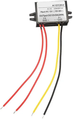 Vista 2 de Convertidor de voltios reductor: CA 10-28V a CC 12V (2A)
