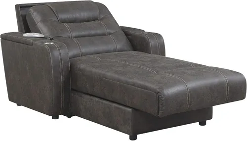 Vista 8 de Sunset Trading Tumbona eléctrica, cama individual XL, gris carbón