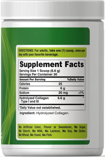 Vista 2 de Puritan's Pride Colágeno hidrolizado 1000 mg