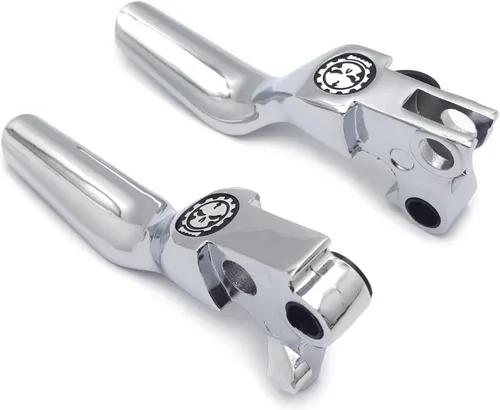 Vista 5 de Palancas de embrague de freno cortas cromadas compatibles con H-D 96-03 XL/96-07 Dyna Touring FLHR