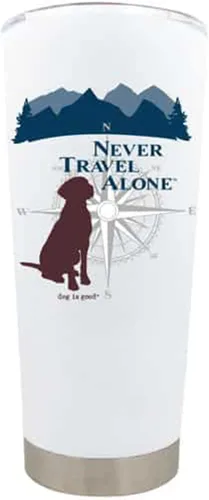 Vista 5 de Dog is Good Coffee & My Dog - Taza de viaje con aislamiento de doble pared de 16 onzas, acero inoxidable, taza para bebidas calientes o frías