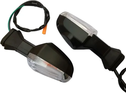 Vista 2 de 1 par de luces intermitentes transparentes compatibles con KAWASAKI VERSYS 650 ABS (KLE650FFF)