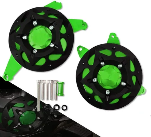 Vista 6 de Protector de estator de aluminio CNC para motor compatible con Kawasaki Z900 Z1000 VERSYS1000 2010-2021 (negro)