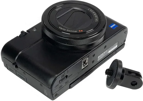 Vista 6 de Adaptador de trípode de cámara de aluminio 1/4"-20 Adaptadores de montaje de conversión compatibles con cámaras de acción Gopro Insta360 y otros