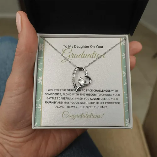 Vista 4 de ZephariO Graduation Necklace For Her 2023 - Graduation Necklace 2019 For Women, Cadenas De Plata 925 Para Mujer, Regalos Para Graduacion 2023