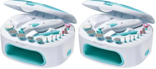 Vista 8 de Kiss Professional, taladro eléctrico de uñas, lima de uñas eléctrica y sistema de secado de uñas, incluye 12 accesorios, empujador de cutículas