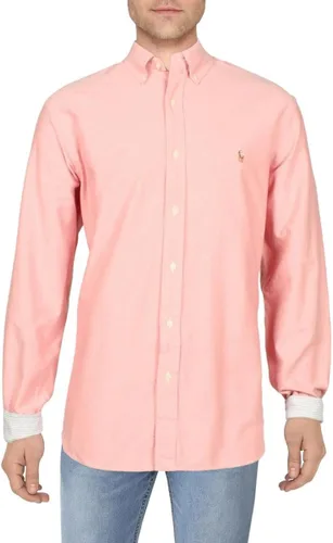 Vista 21 de POLO RALPH LAUREN Men's Classic Fit Plaid Oxford Shirt Blanco básico