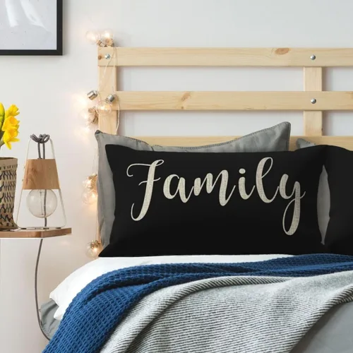 Vista 2 de NIDITW - Funda de cojín para sofá, decoración oblonga, 12.0 x 20.0 pulgadas