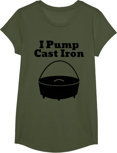 Vista 92 de I Pump - Camiseta de hierro fundido para cocinar al horno holandés