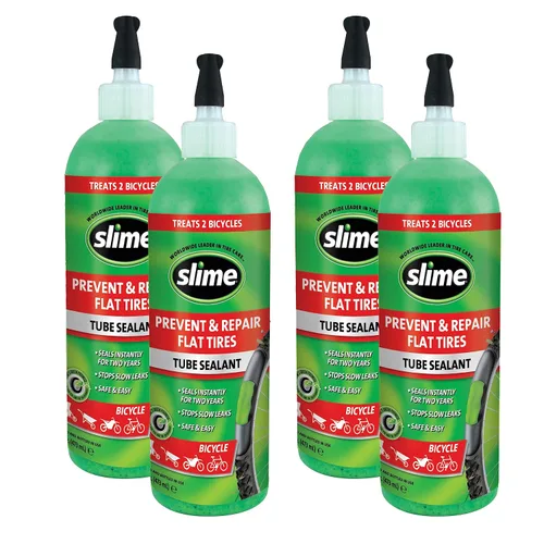 Vista 10 de Slime 10204 Sellador de reparación de pinchazos de tubo de bicicleta con bomba, prevención y reparación, adecuado para todas las bicicletas, botella