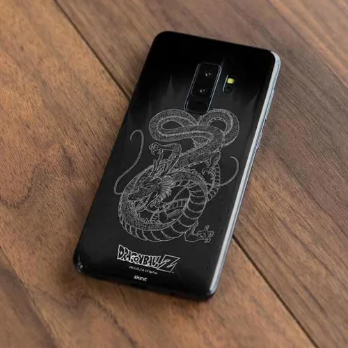Vista 4 de Skinit Calcomanía para teléfono compatible con Galaxy S9 Plus, diseño oficial de Dragon Ball Z Negative Shenron