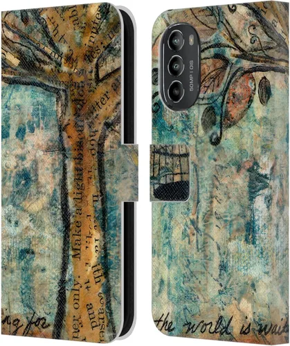 Vista 13 de Head Case Designs Officially Licensed Wyanne Half Light Nature 2 Leather Book Wallet Case Cover Compatible with Motorola Moto G82 5G