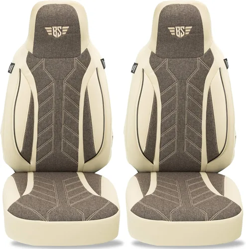 Vista 12 de BREMER SITZBEZÜGE Motorhome seat covers for Knaus Live TI PLKT201 PLKT201 - Negro/Gris