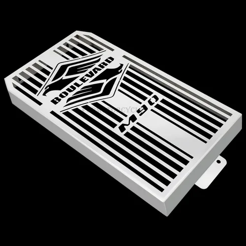 Vista 3 de Cubierta para radiador de motocicleta, protector de rejilla para parrilla, protector de enfriador compatible con Suzuki Boulevard M90 / Intruder