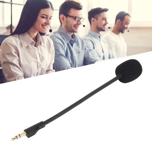 Vista 5 de Diyeeni Replacement Game Mic for G PRO and G PRO X, Detachable Microphone Boom, PC Gaming Headsets Mic with 3.5mm Jack, Reduces Noise