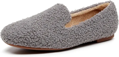 Vista 22 de VenusCelia - Zapatos tipo flats de mujer Serenity Beige Peludo