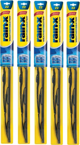 Vista 8 de Limpiaparabrisas Blade 2 de RAIN-X Weatherbeater, Paquete de 5