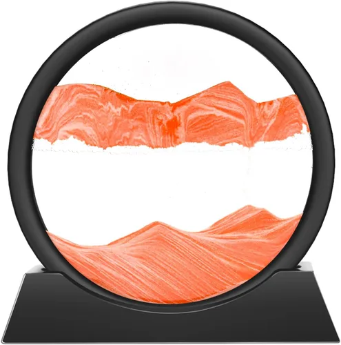 Vista 20 de Wai Danie Imagen artística de arena en movimiento 3D, reloj de arena de mar profundo, paisaje de arena líquida, marco de arena que fluye relajante